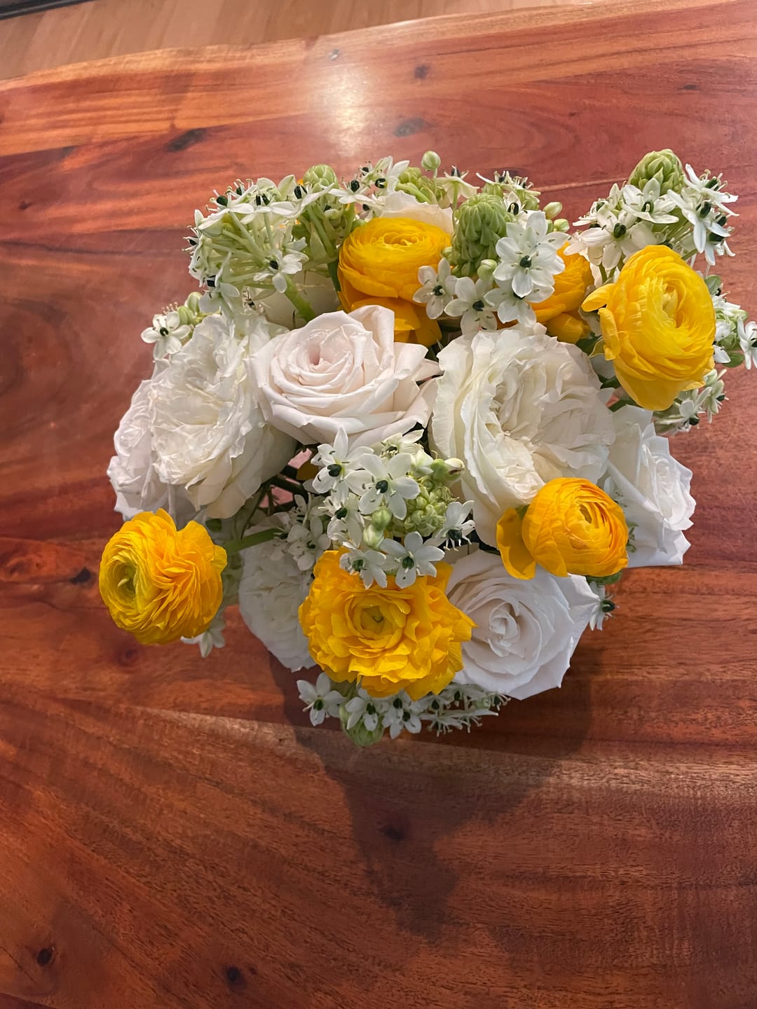 Customer photo review of Yellow Ranunculus