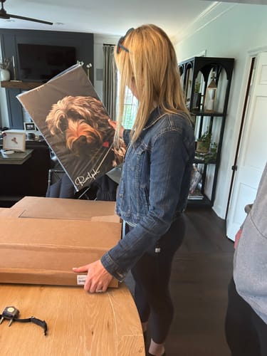 Customer photo review of Pet Art Canvas Wrap