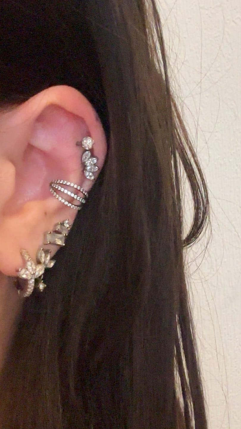 Customer photo review of Fiorella Ohrringe | 925 Echtsilber