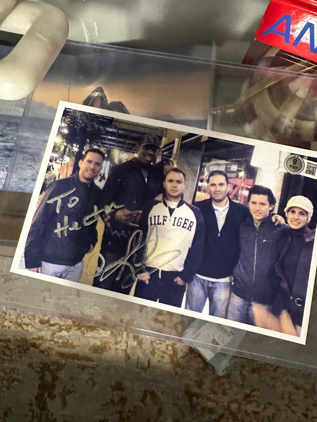 Customer photo review of Dennis Rodman Autograph Signing