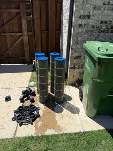 Customer photo review of Cyclone Pool Filter Cleaning System