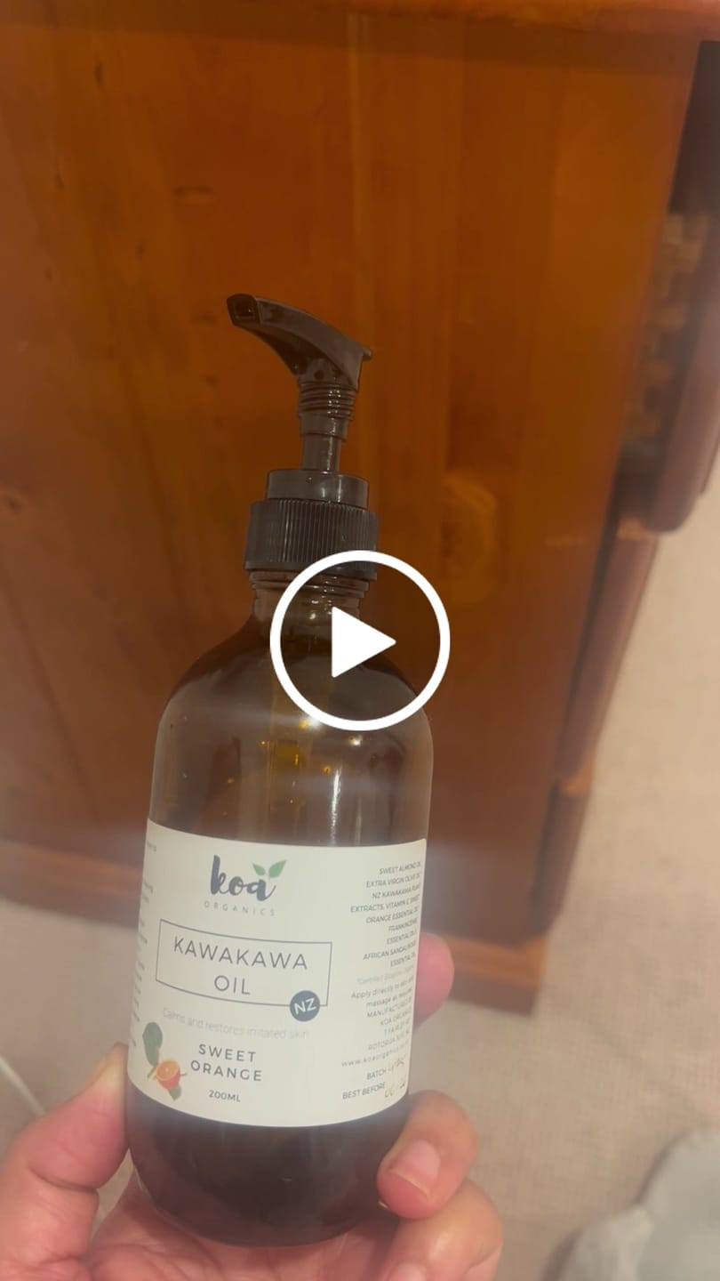 Customer video review of Kawakawa Oil with Sweet Orange