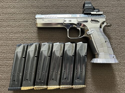 Customer photo review of CZ Tactical Sport Brass Magazine Base Pad