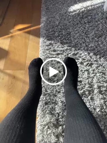 Customer video review of Diasocks Støttestrømper