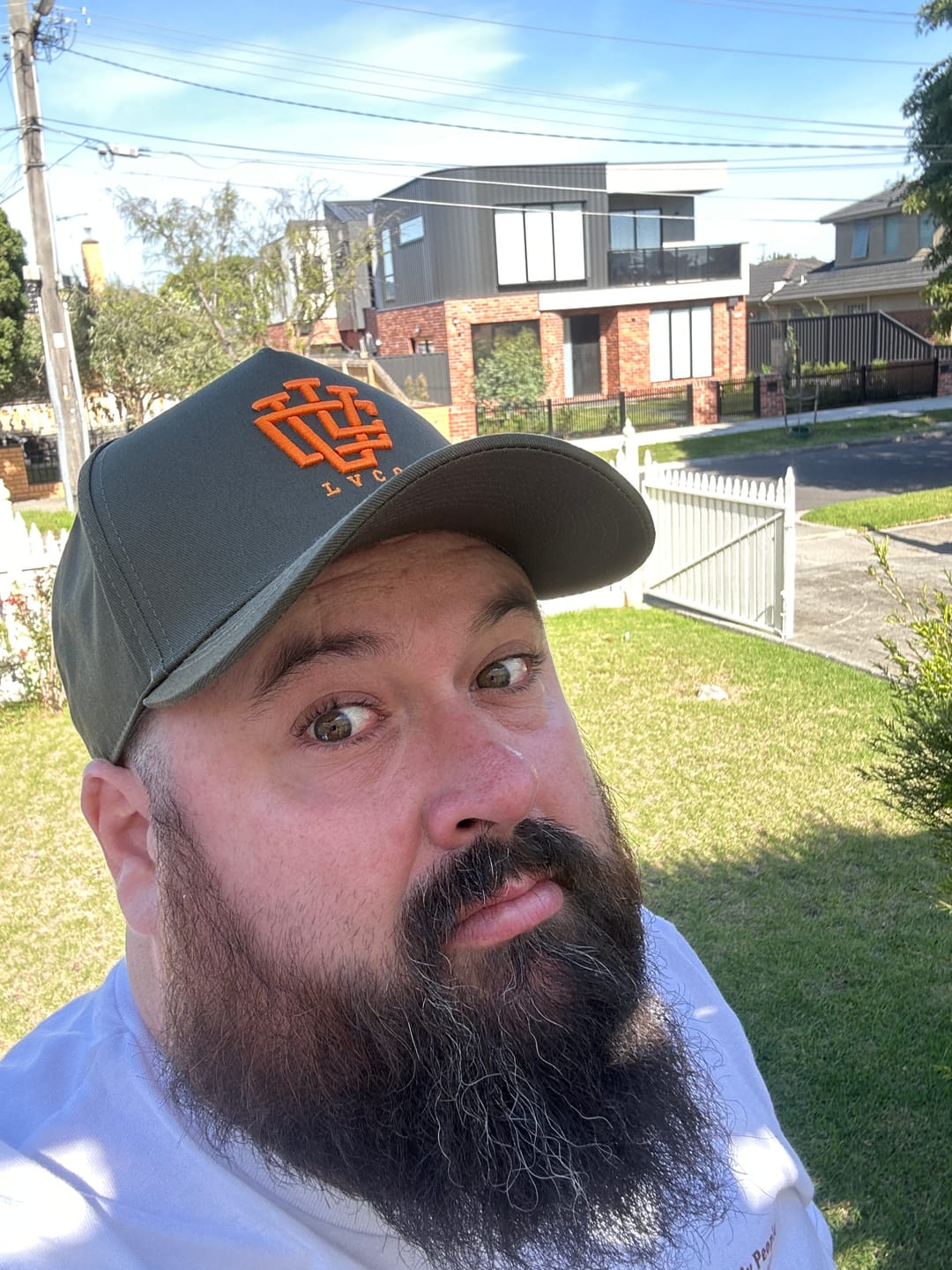 Customer photo review of LVCO "Khaki Blaze" A-Frame Snapback