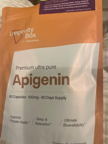 Customer photo review of Pure Apigenin Supplement