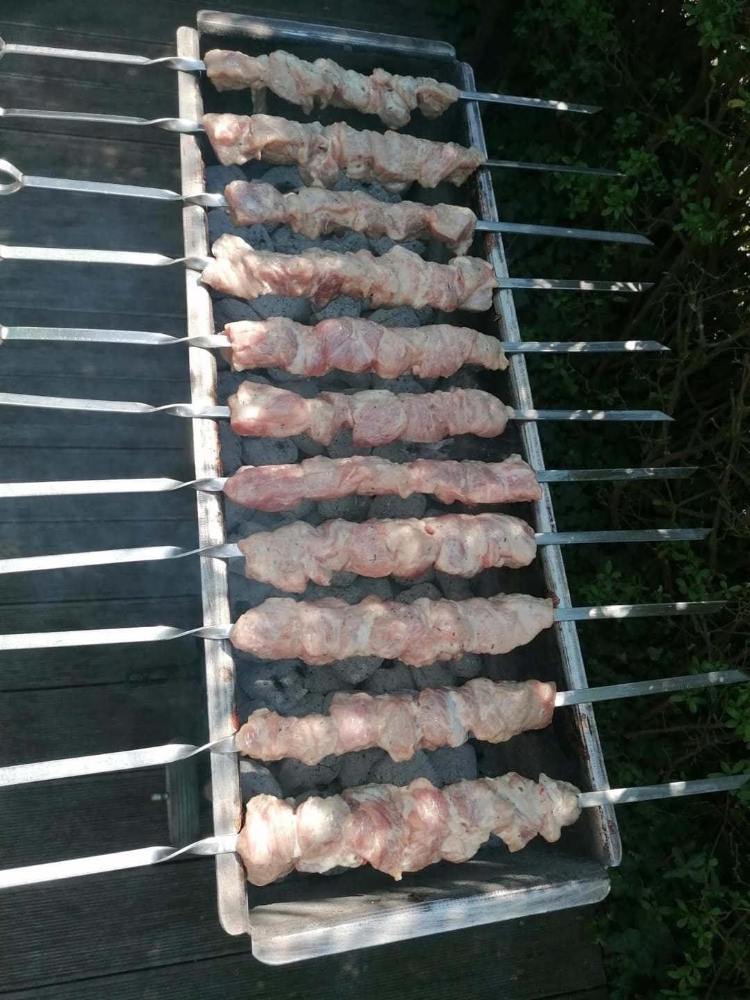 Customer photo review of Schweine-Schaschlik Knoblauch-Pfeffer – würzig & traditionell | mySchaschlik