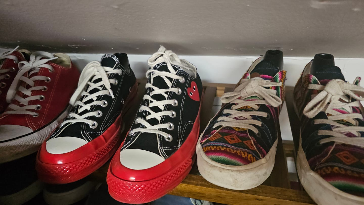 Customer photo review of Fresh Flow Shoe Trees - Extend the Life Of Sneakers, Shoes & Boots