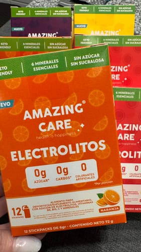 Customer photo review of Pack 4x Electrolitos Mix Sabores (48 sticks)