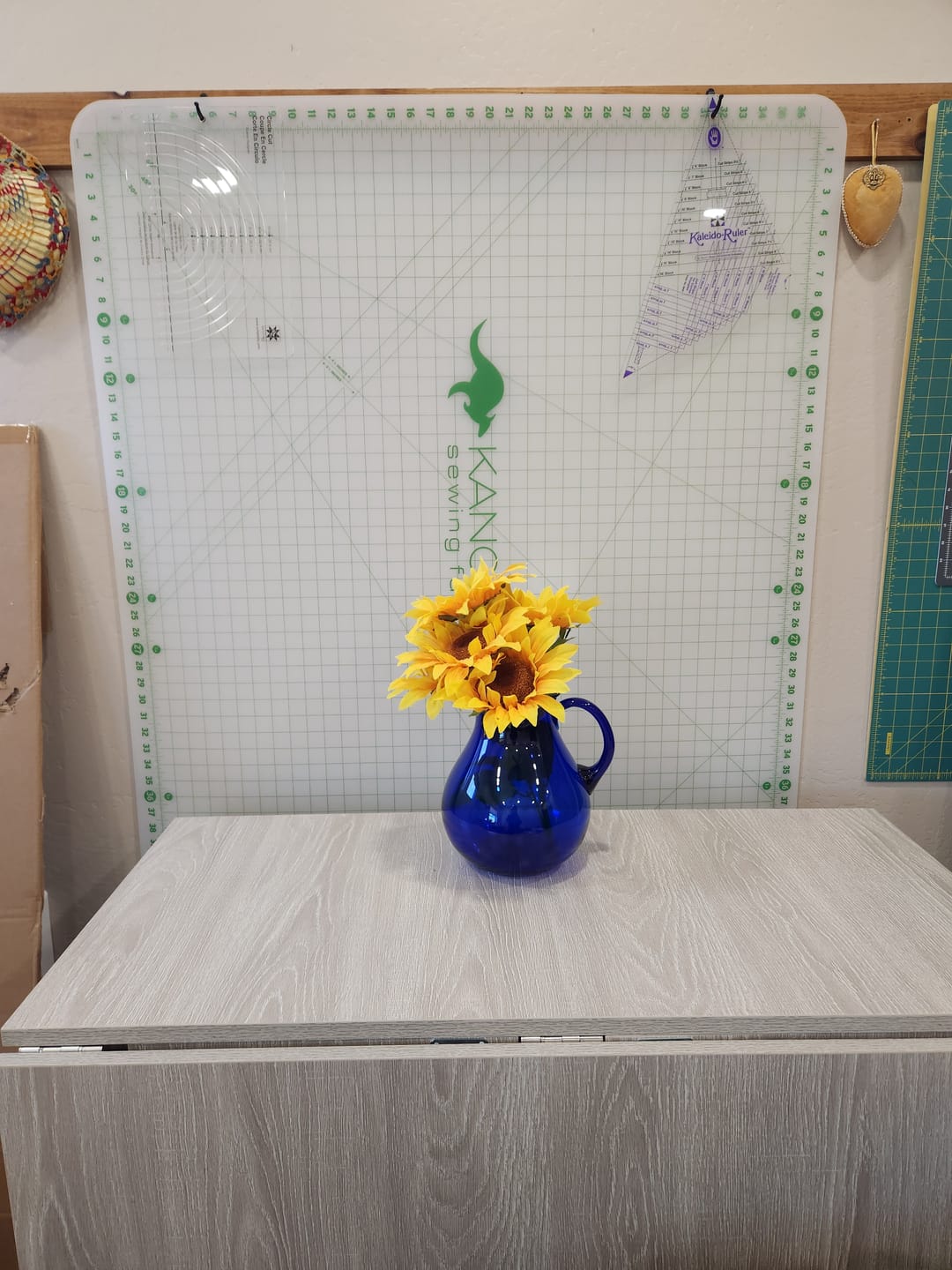 Customer photo review of Kangaroo Cutting Mat 66" x 36"