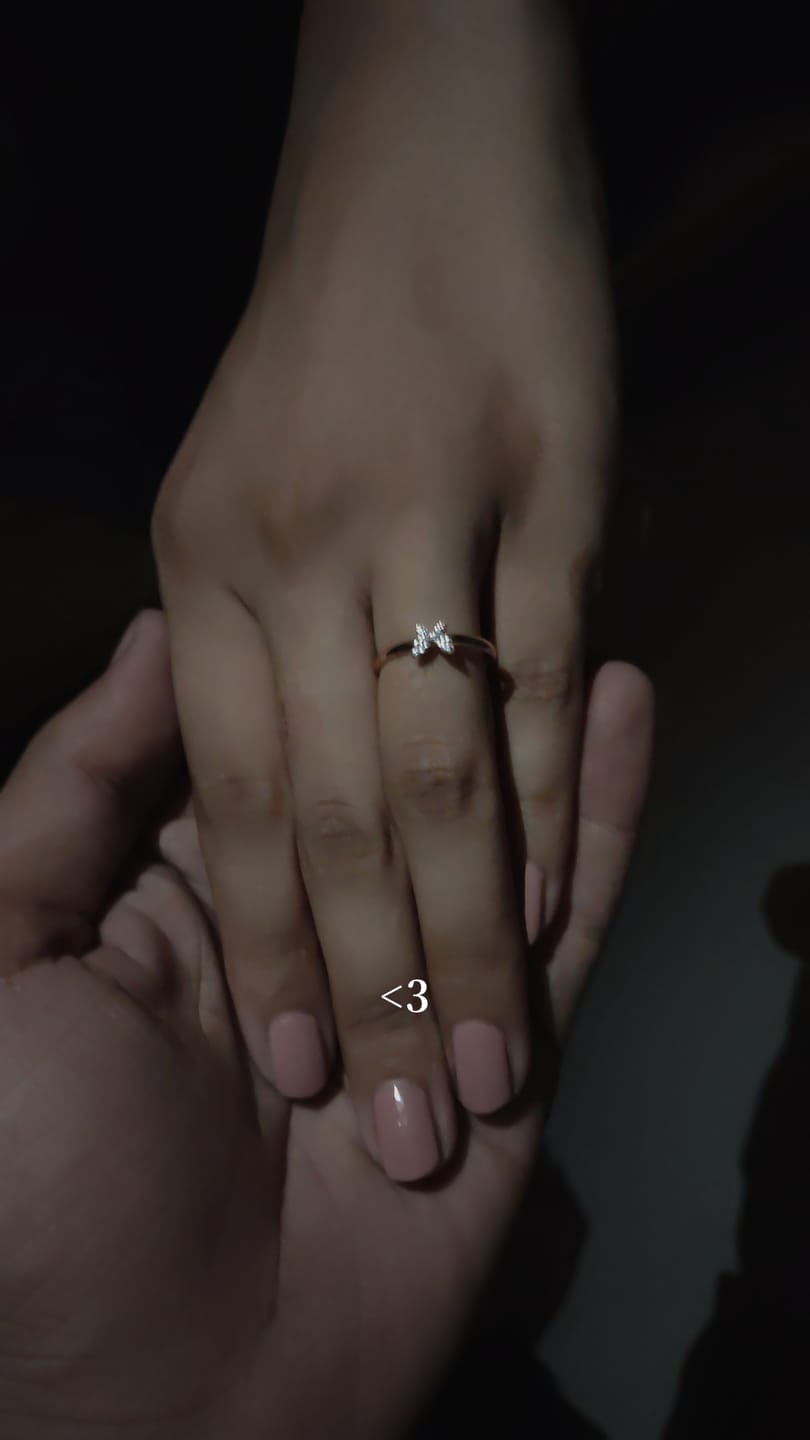 Customer photo review of Butterfly Sterling Silver Ring