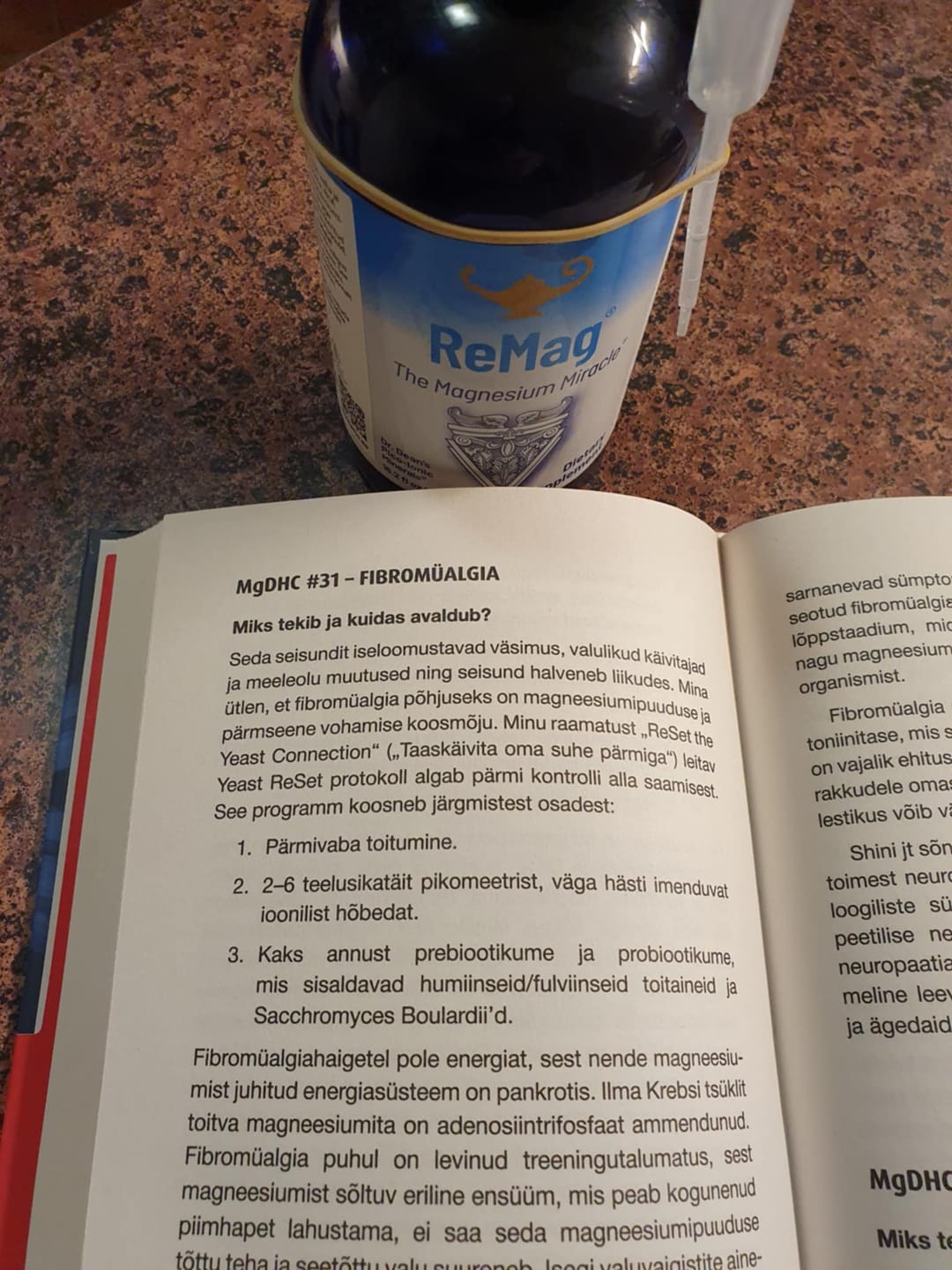 Customer photo review of ReMag® Liquid Magnesium, 480ml (toidulisand magneesiumiga)