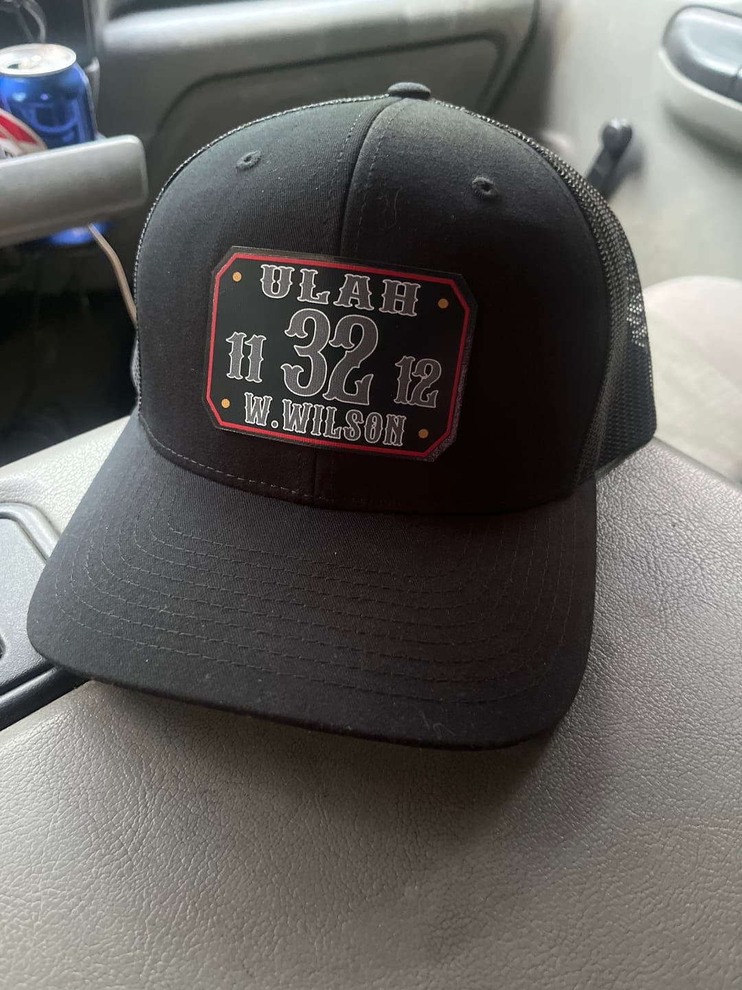 Customer photo review of Full Color Passport Leather Patch