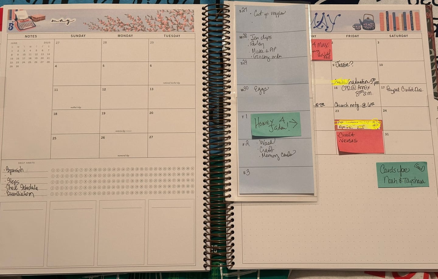 Customer photo review of LDL: Weekly Sticky Notes
