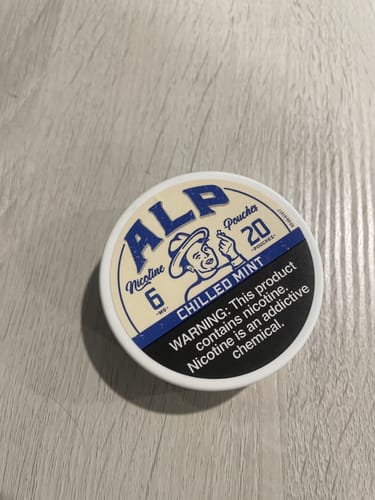 Customer photo review of Chilled Mint Nicotine Pouches