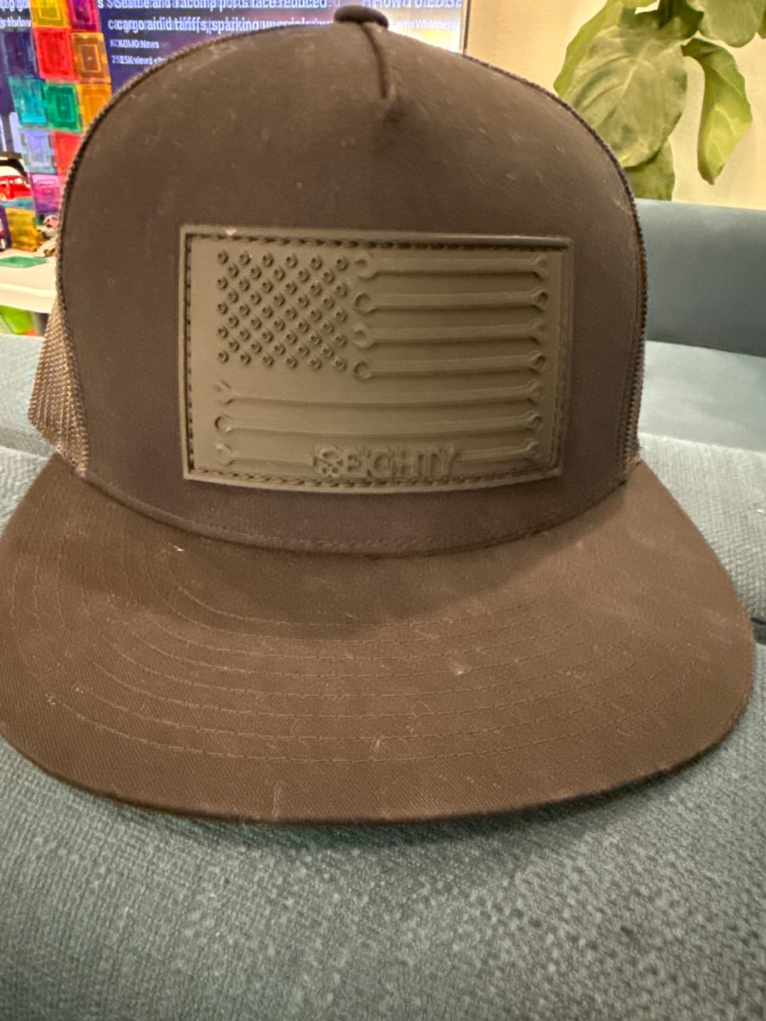 Customer photo review of 80Eighty® Onyx WrenchFlag Hat