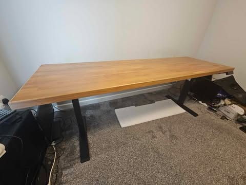 Customer photo review of Maidesite T1 Pro - Electric Height-Adjustable Standing Desk Frame