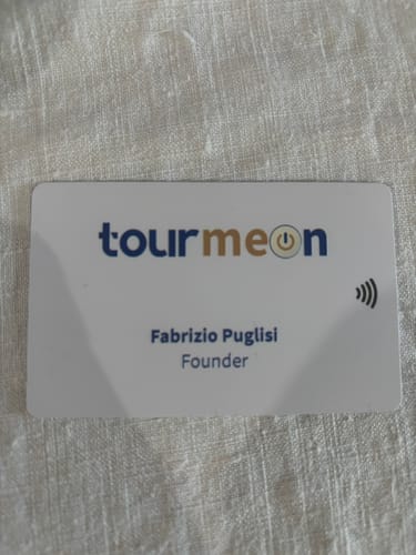 Customer photo review of Custom NFC Business Card