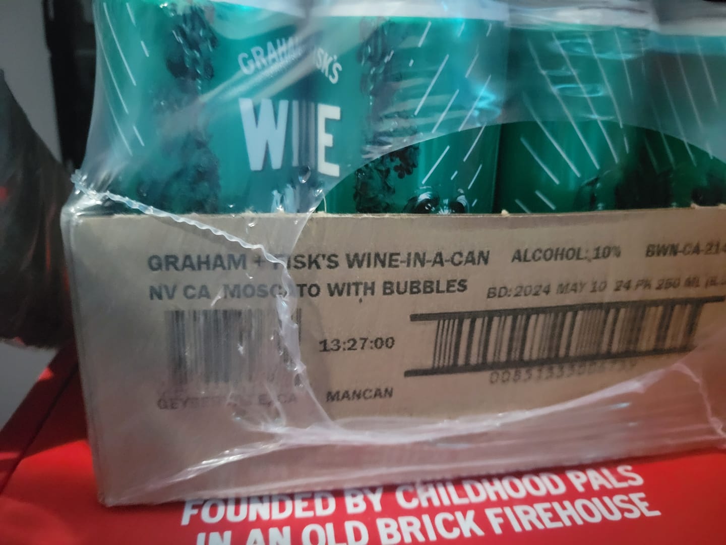 Customer photo review of Moscato with Bubbles