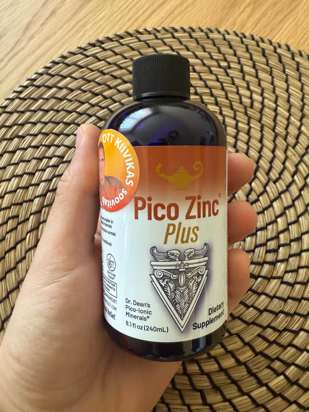 Customer photo review of Pico Zinc® Plus (toidulisand tsingi ja vasega), 240ml