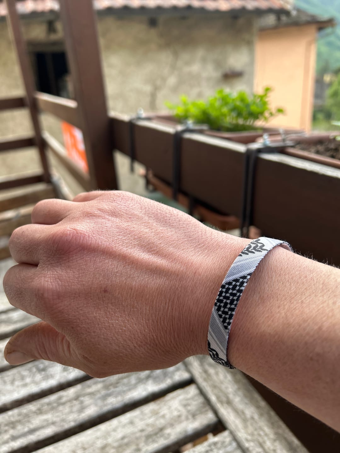 Customer photo review of Keffiyeh Bracelet