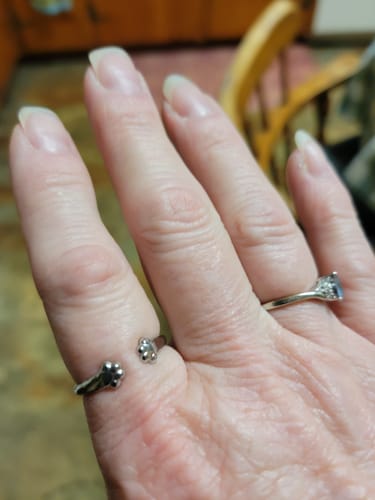 Customer photo review of Paw Hug Ring