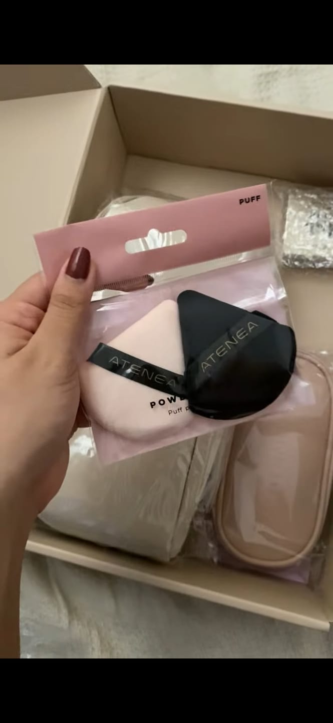 Customer photo review of BORLA TRIANGULAR PARA POLVOS