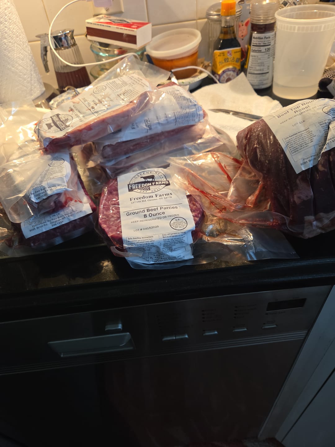 Customer photo review of Beef Meat Shares!  (Deposit)