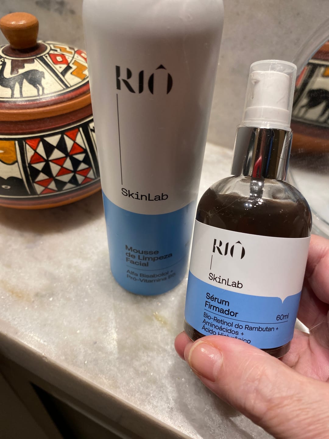 Customer photo review of Mousse de Limpeza Facial