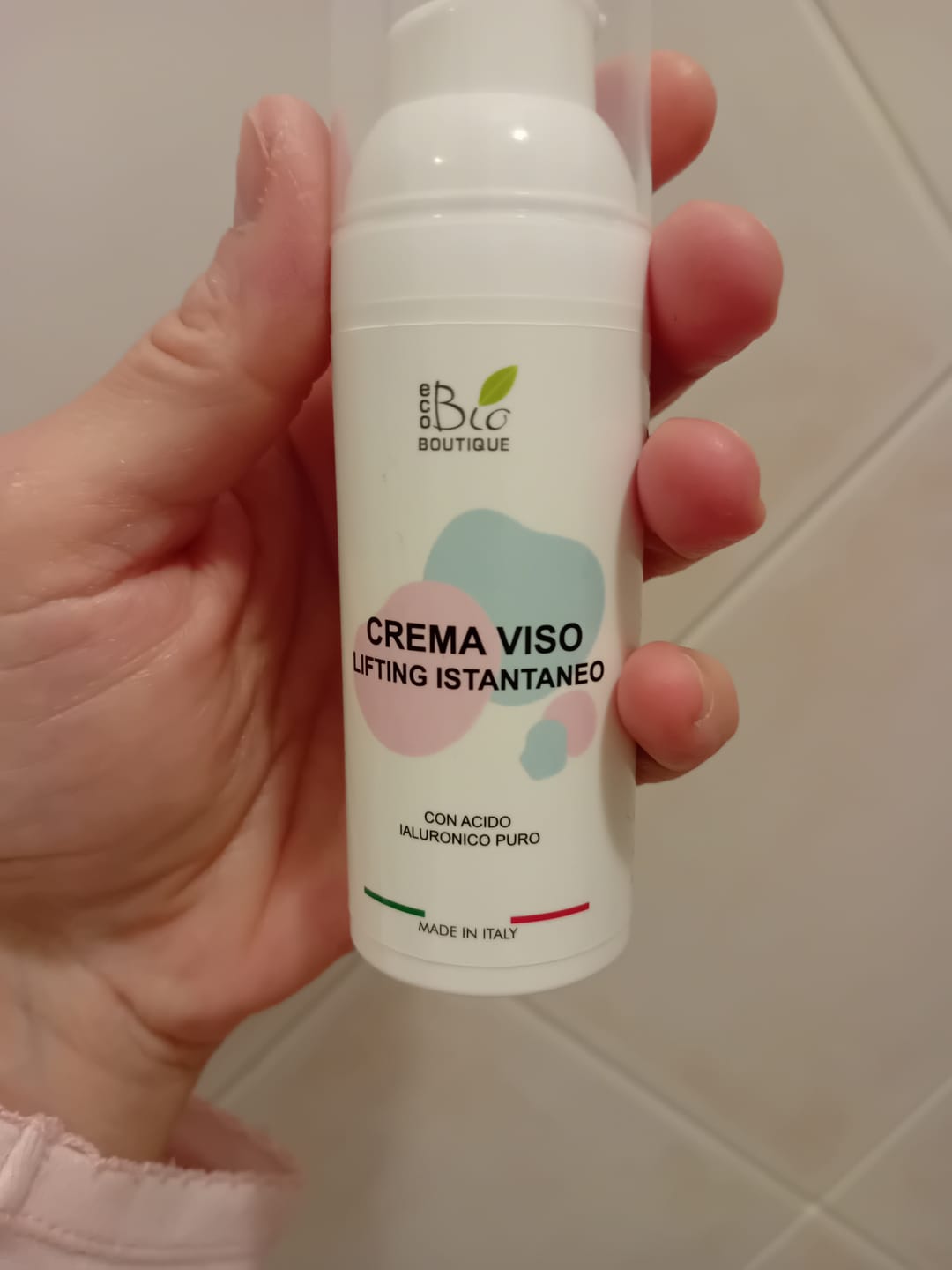 Customer photo review of Crema Viso Lifting Istantaneo