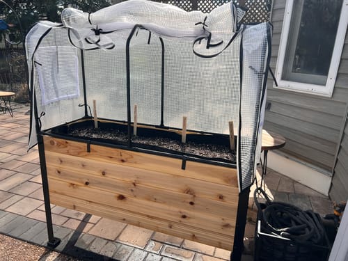 Customer photo review of 18" x 48" Raised Garden Bed