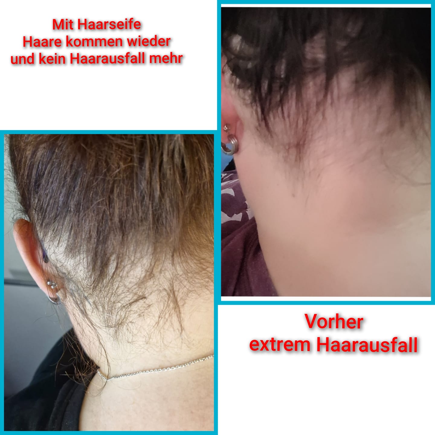 Customer photo review of 15% Lavendel mit Kamille & Kaffee Haarseife (Haarwachstum & Tiefenpflege)