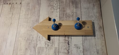 Customer photo review of Patère Murale Design Colorée