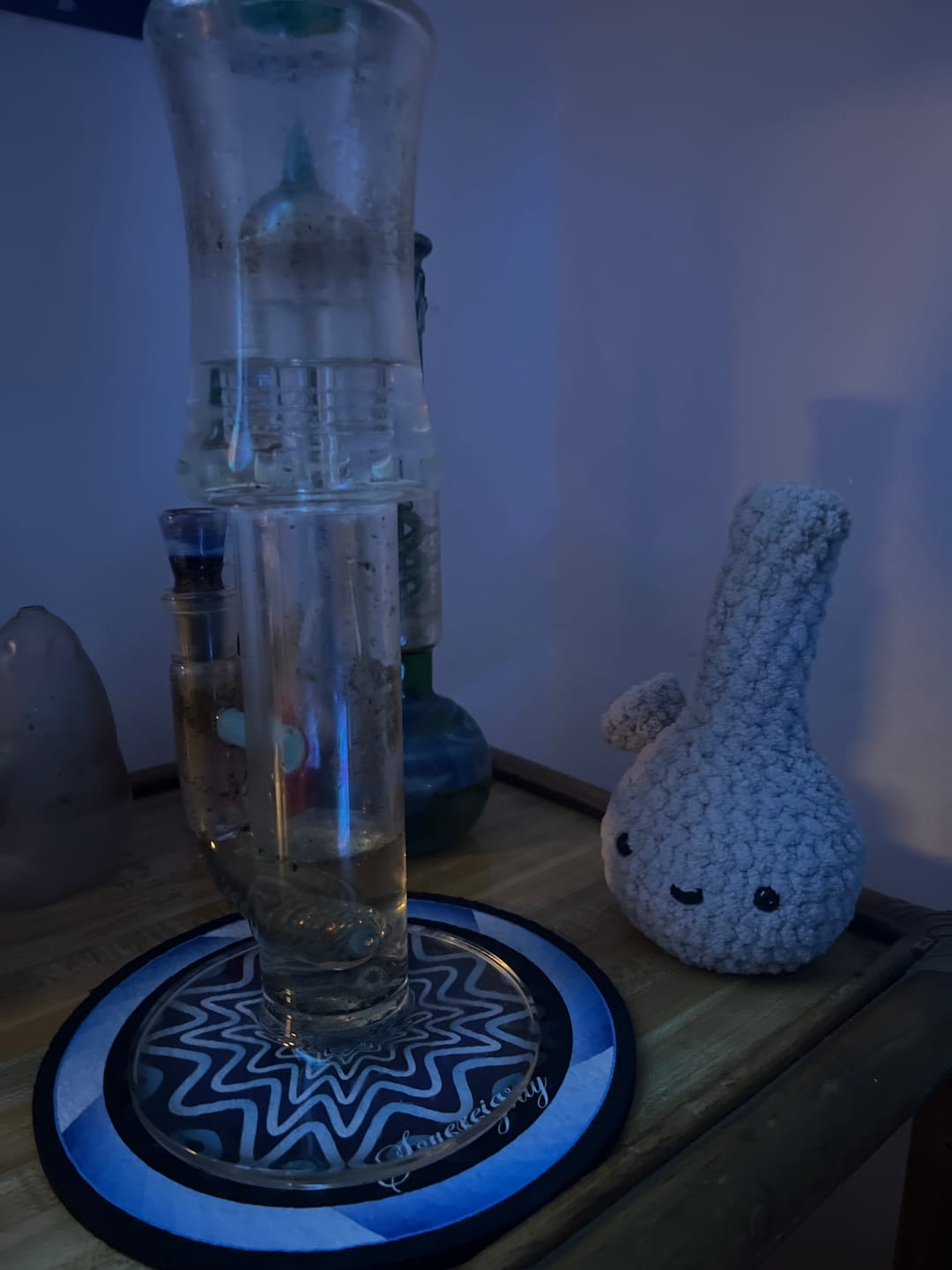Customer photo review of Happy Crocheted Bong
