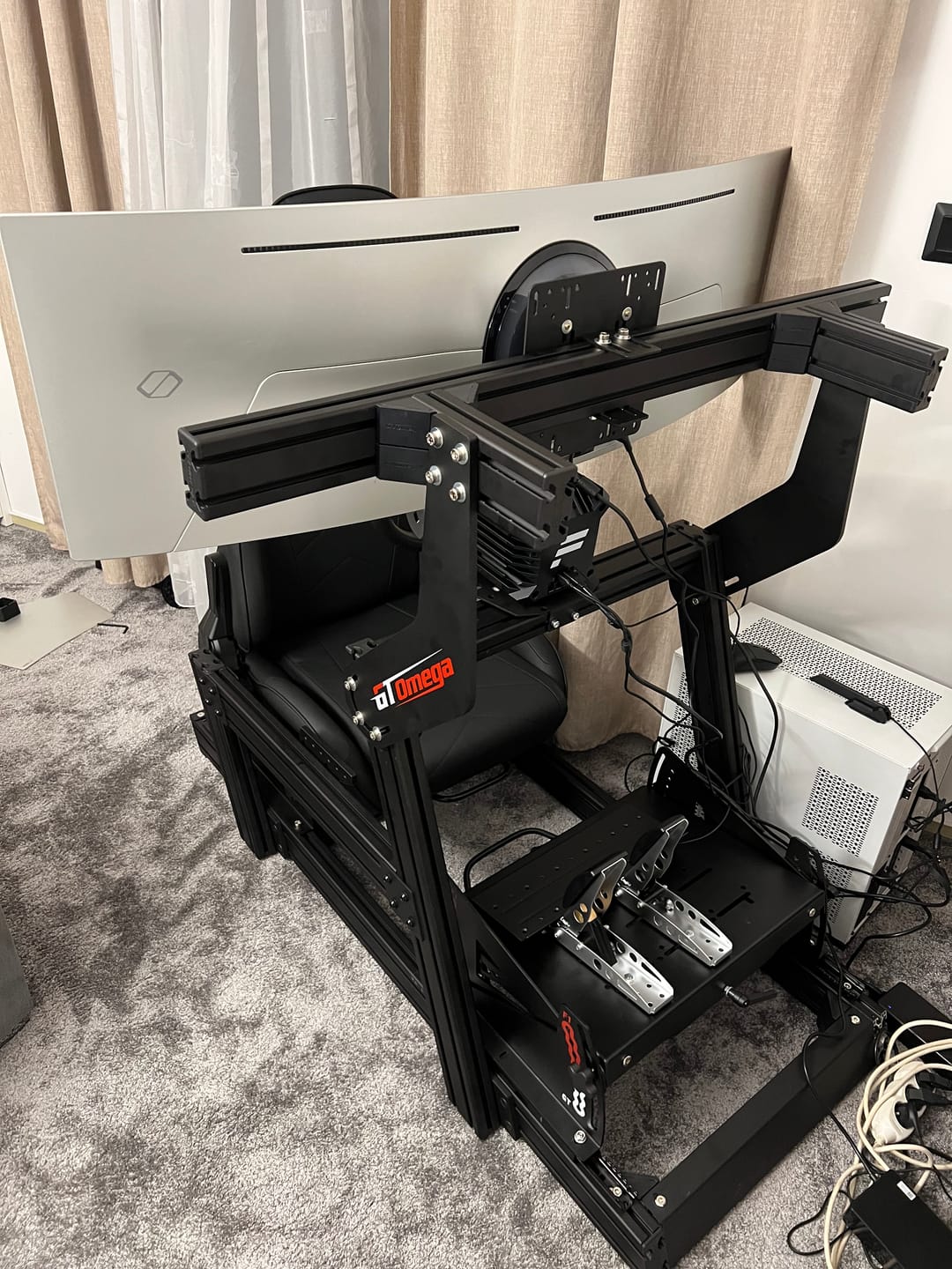 Customer photo review of PRIME Integrated Monitor Mount