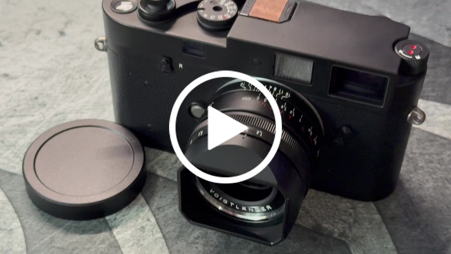 Customer video review of Square Lens Hood for Voigtlander 35mm F1.5 Aspherical (Black Aluminum)