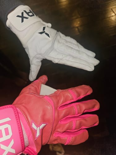 Customer photo review of Jax Batting Gloves | Pink | Pro Cuff