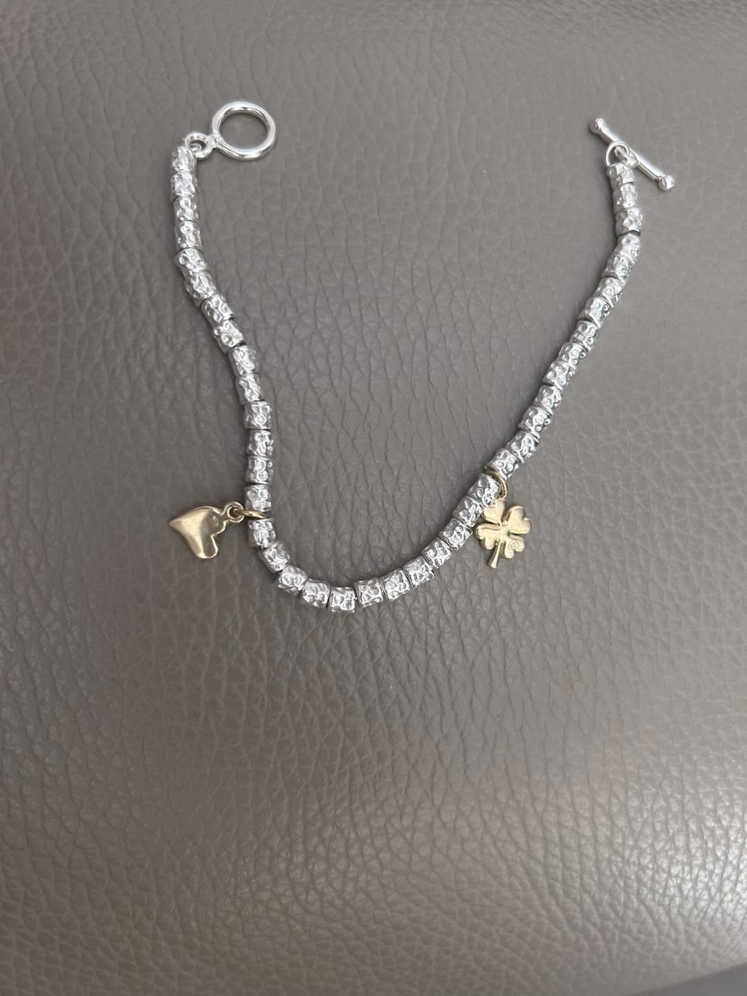 Customer photo review of CREA IL TUO BRACCIALE GRANELLI MAXI - charms oro