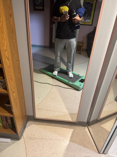 Customer photo review of 17.6 oz Heavyweight Terry Sweatpants - Gray