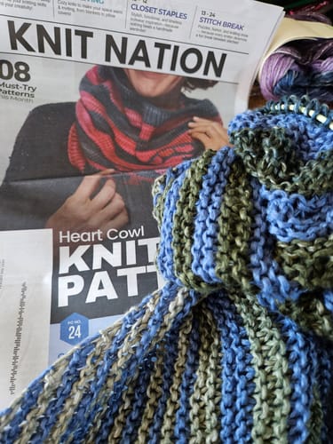 Customer photo review of Knit Nation • 1-Issue-a-Month Subscription