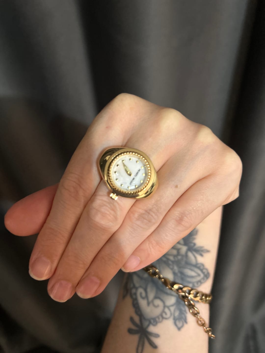 Customer photo review of Vintage Watch Ring