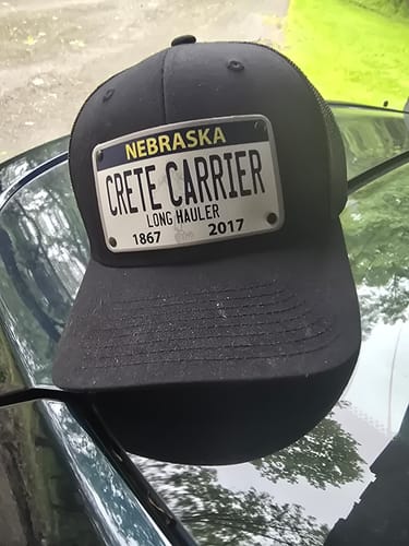 Customer photo review of Nebraska Plate Hat
