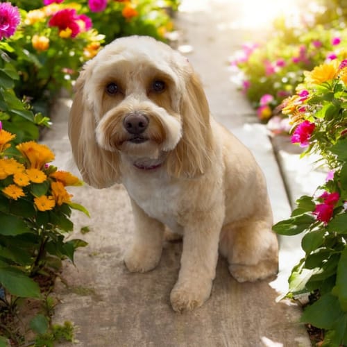 Customer photo review of 3 in 1 Tangle Tame Dog Shampoo, Conditioner & Detangler (5L)