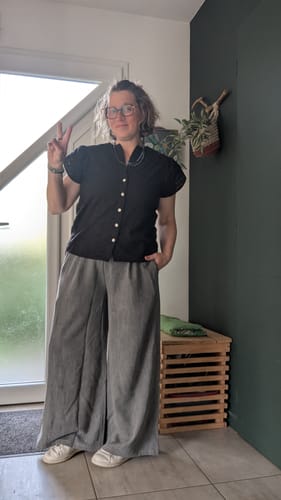 Customer photo review of Pantalon Lazare jean gris