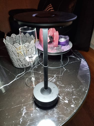 Customer photo review of Bordslampa Iron - Portabel - Batteridriven 4000 mAH
