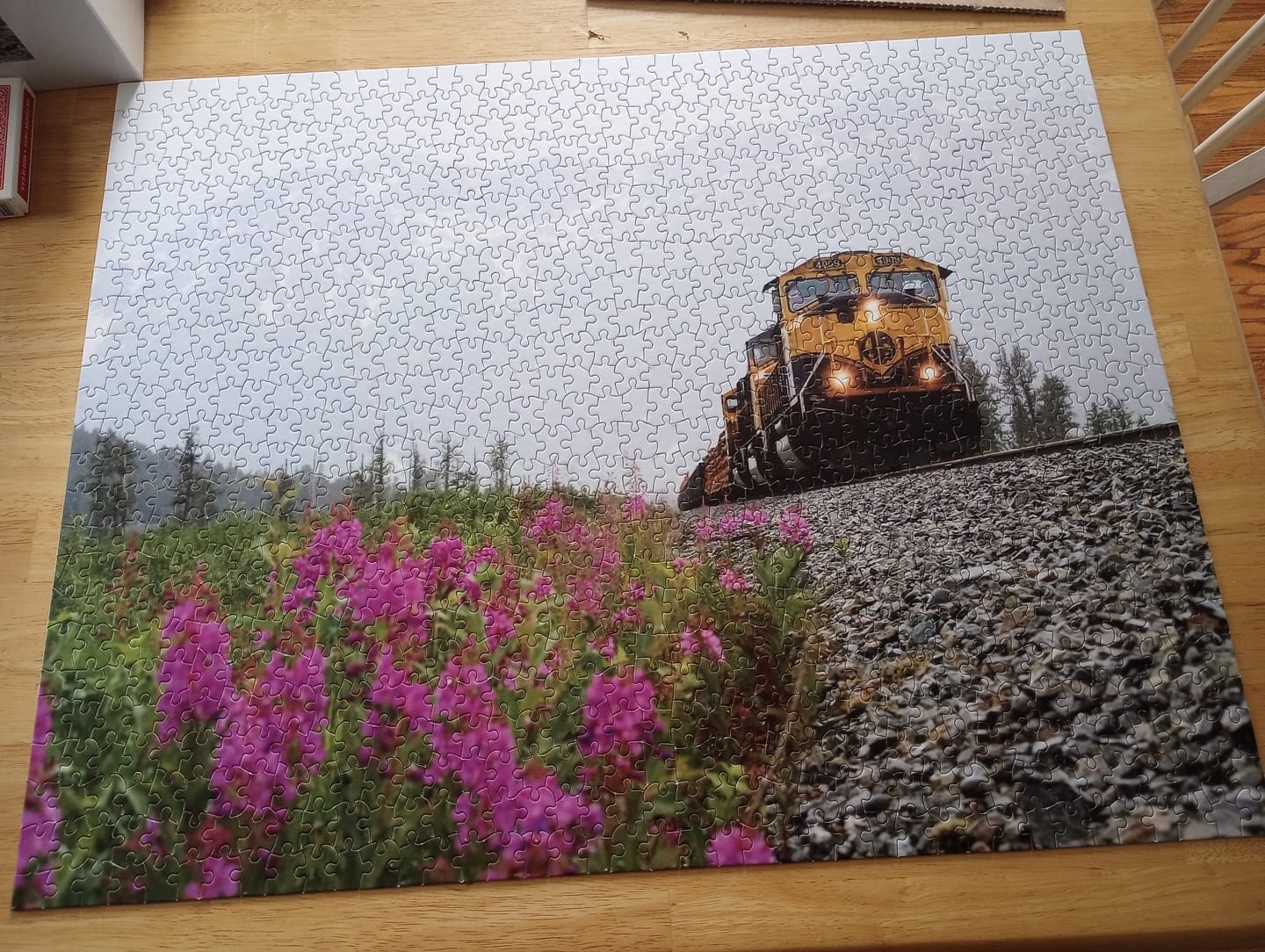 Customer photo review of Custom jigsaw puzzle