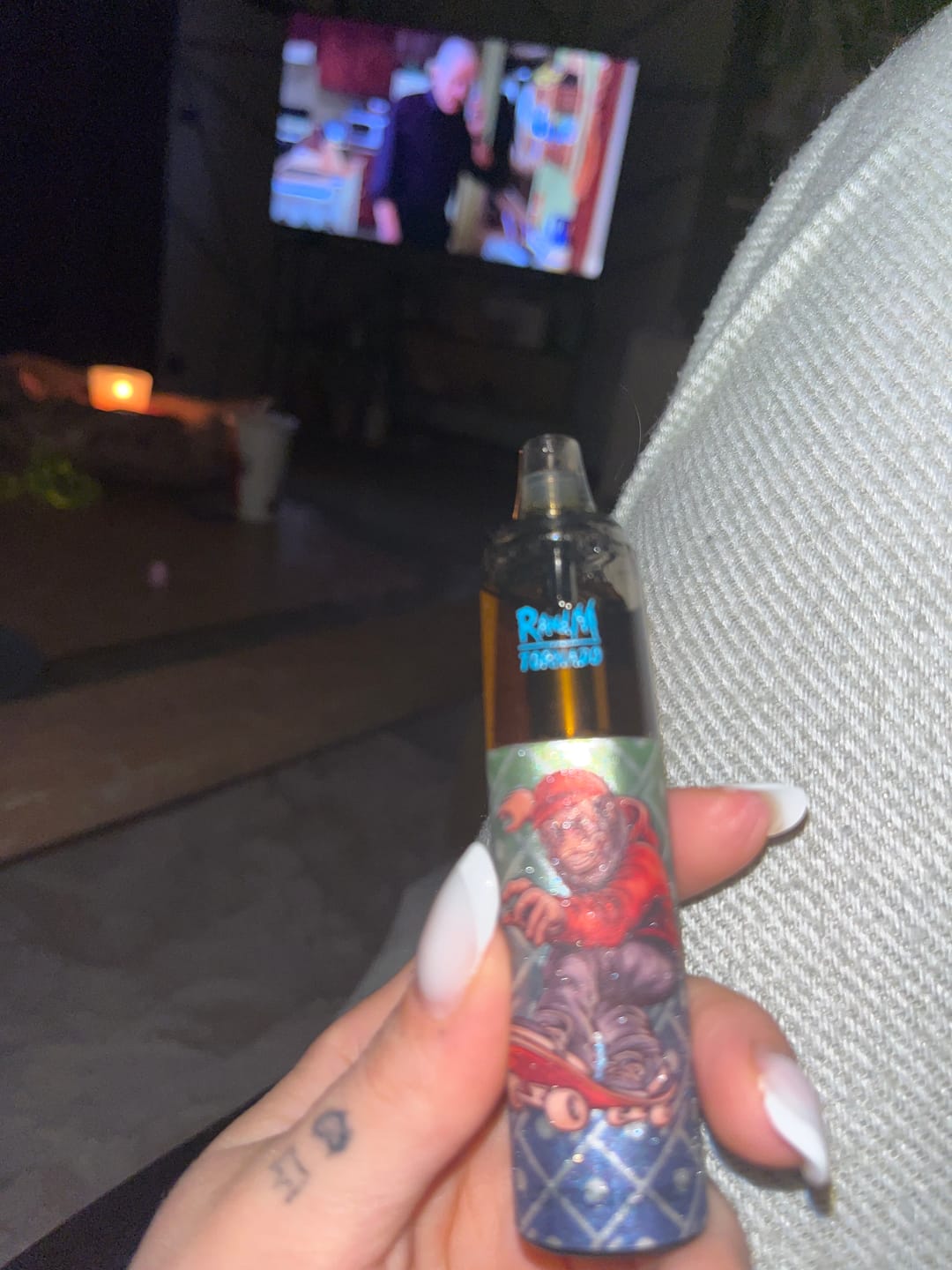 Customer photo review of RAndM Tornado 7000 Puffs Disposable Vape Pack Of 10