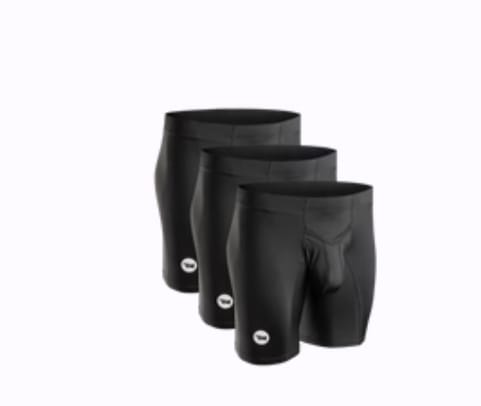 Customer photo review of Nylon 9in Boxer Briefs V-FLY 3pk Black