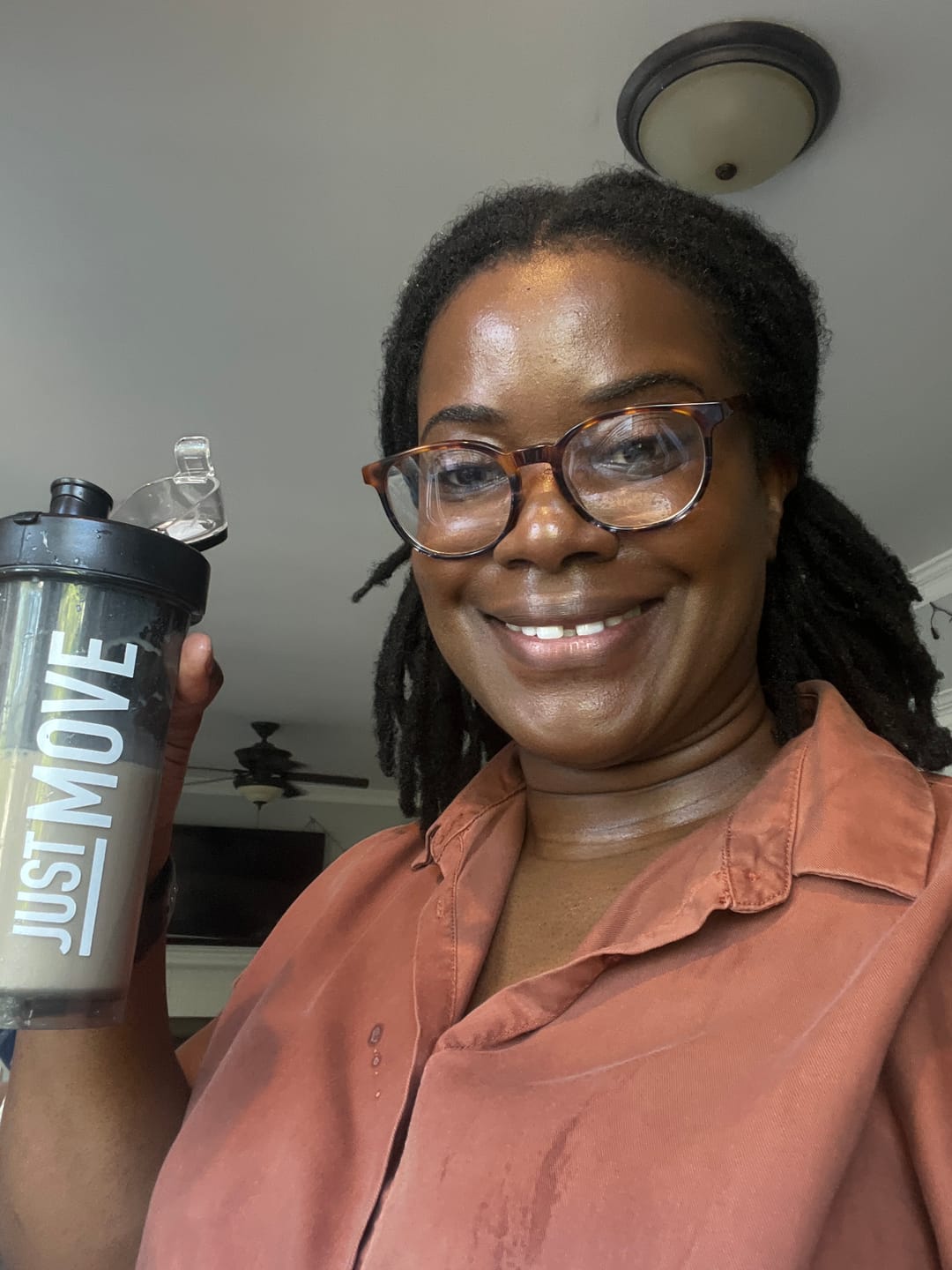 Customer photo review of Just Move 12 oz. Shaker Cup