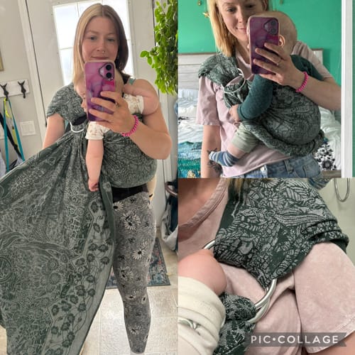 Customer photo review of Shire™ Westfarthing Ring Sling by Oscha